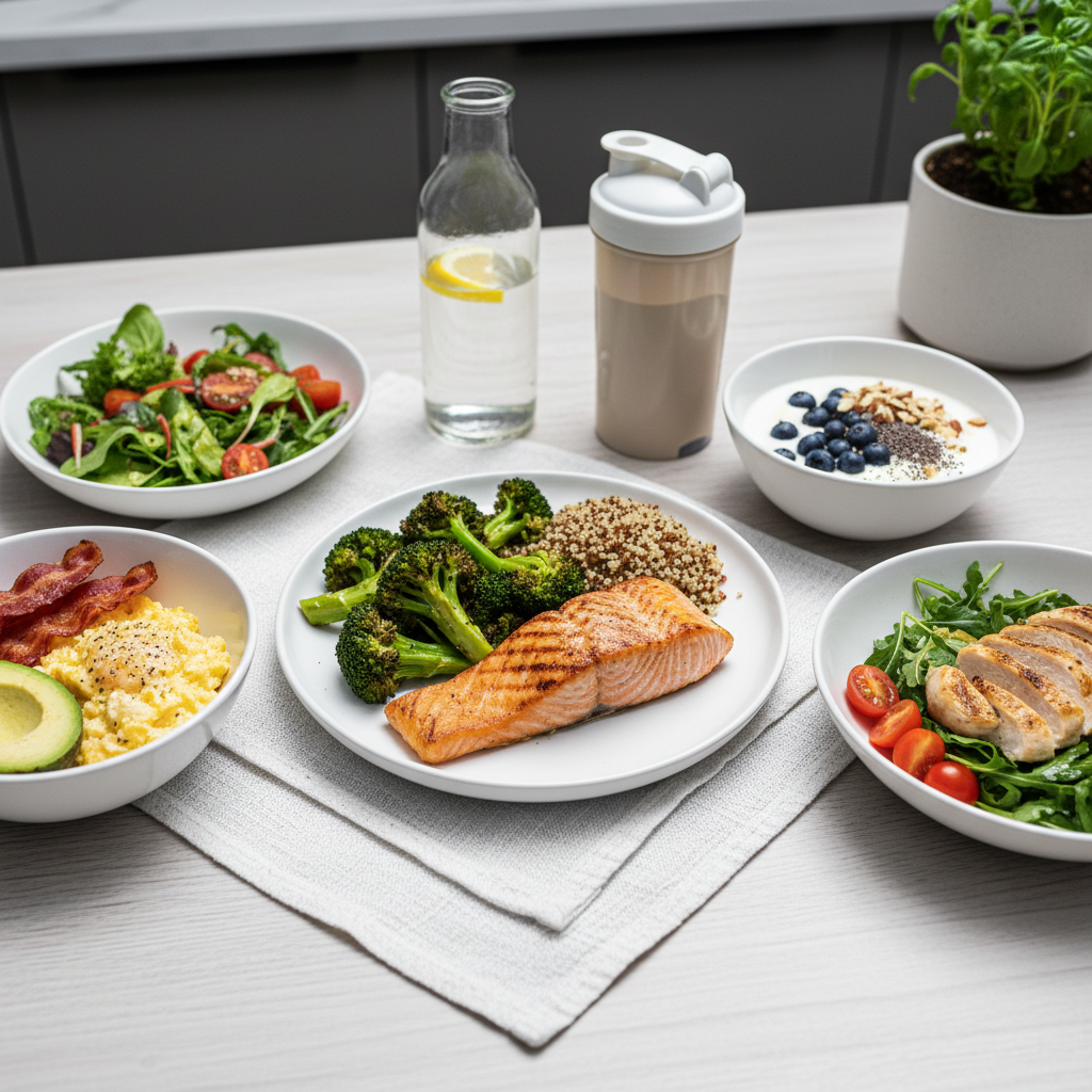 단백질 중심 식단 구성 예시