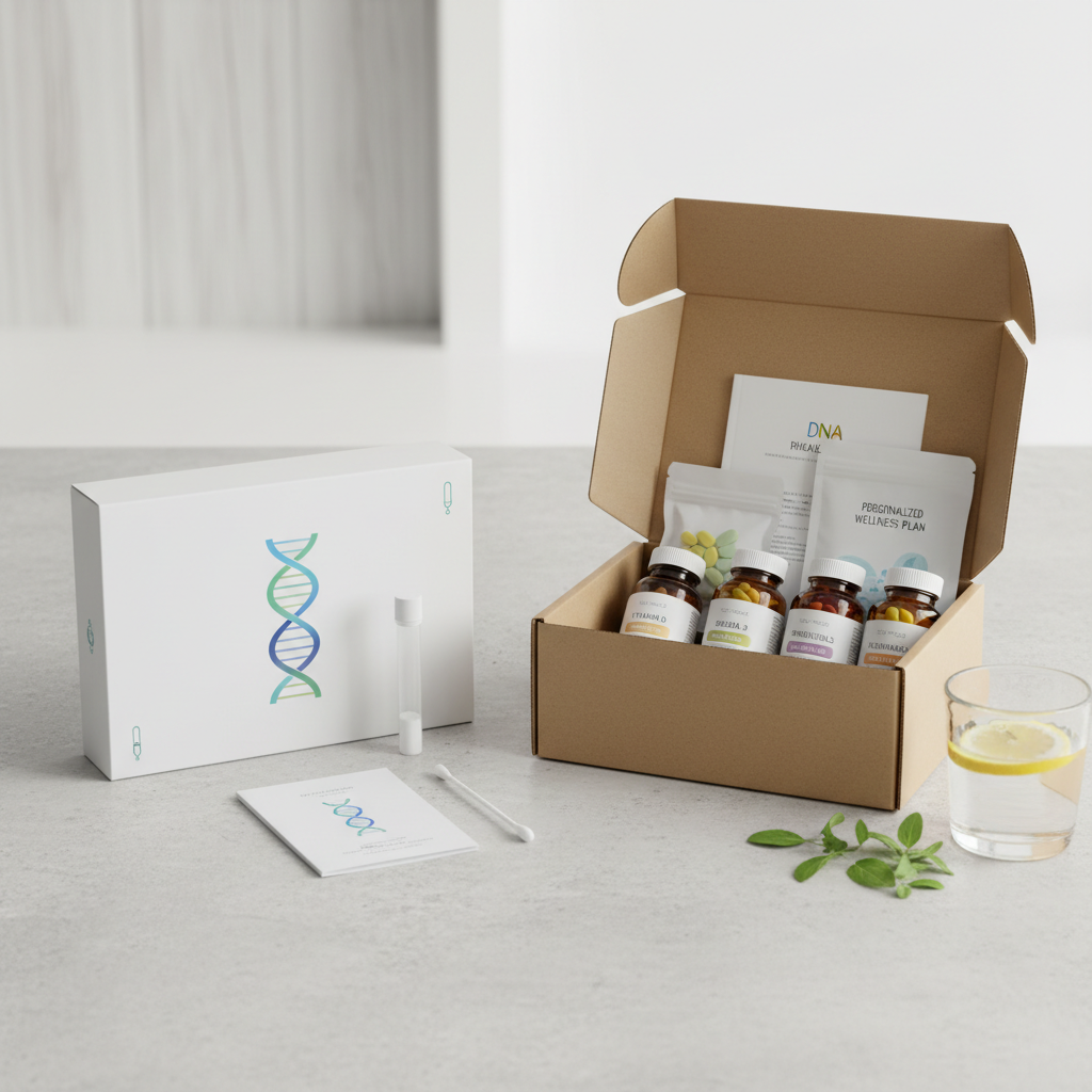 DNA 분석 키트와 영양제 구독 박스