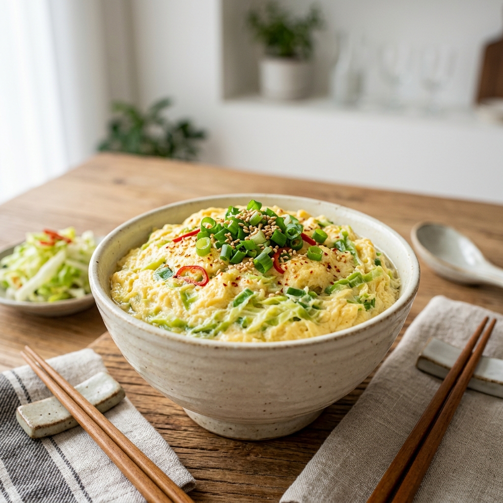 불 없이 전자레인지 5분 컷! 밀가루 0g 다이어트용 양배추 계란찜 레시피