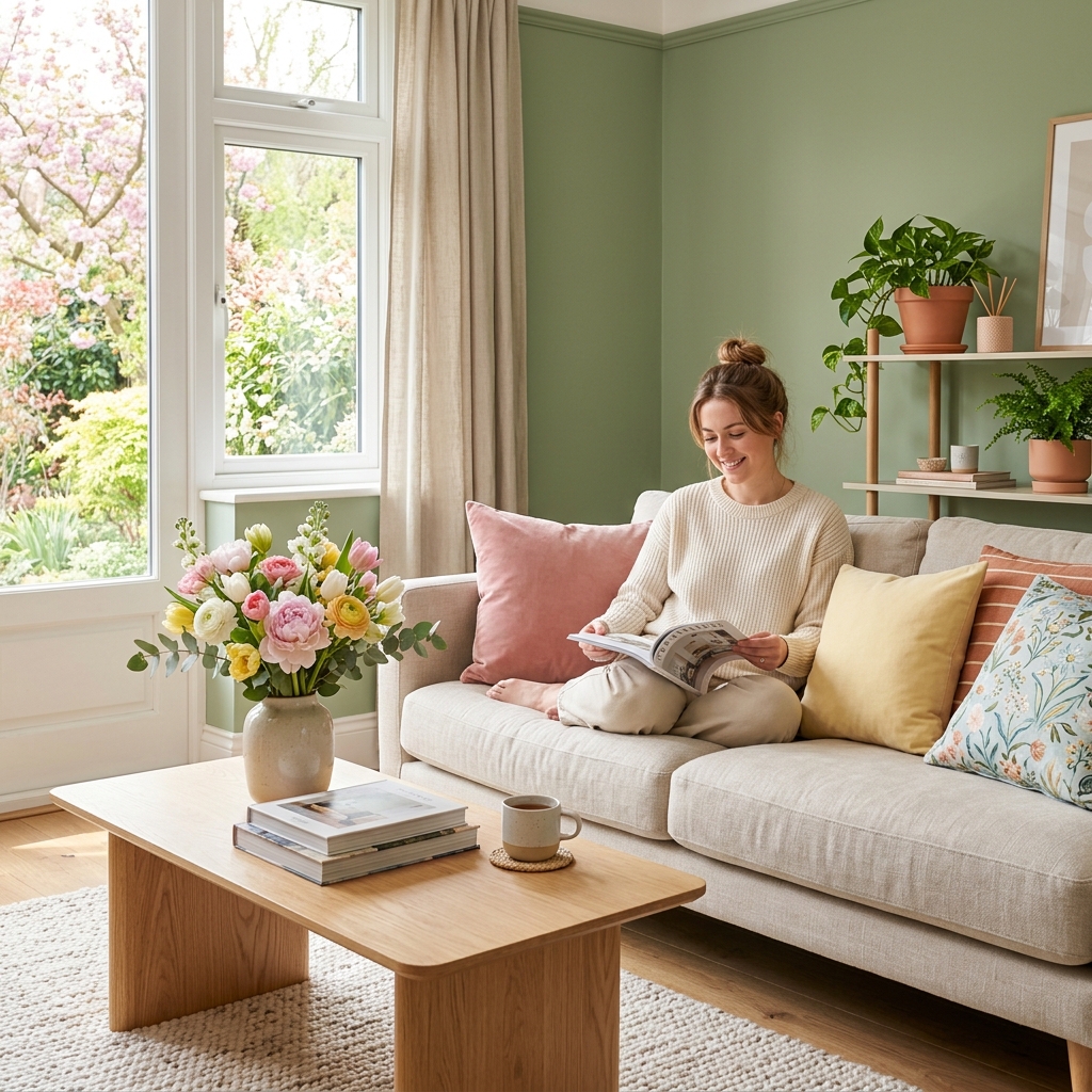2026 봄 시즌 유행하는 파스텔 톤 가구 및 패브릭, 공간을 바꾸는 작은 선택