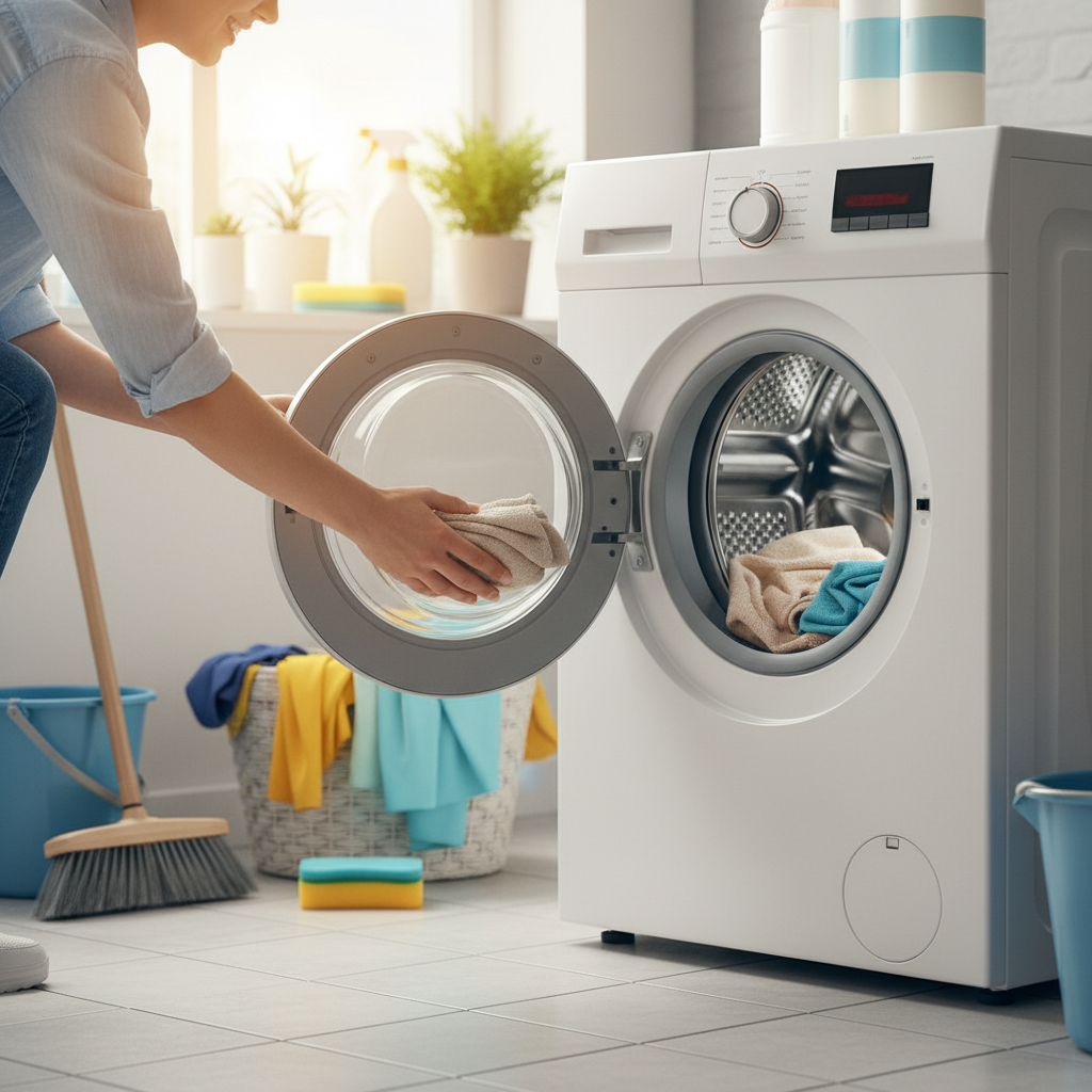 과탄산소다 황금 비율로 세탁기 쉰내와 빨래 찌든 때 완벽 제거하는 법