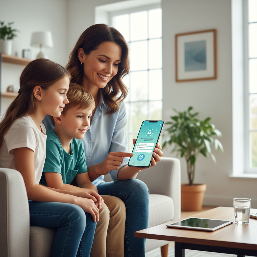 폰으로 자녀 계좌 개설하는 부모