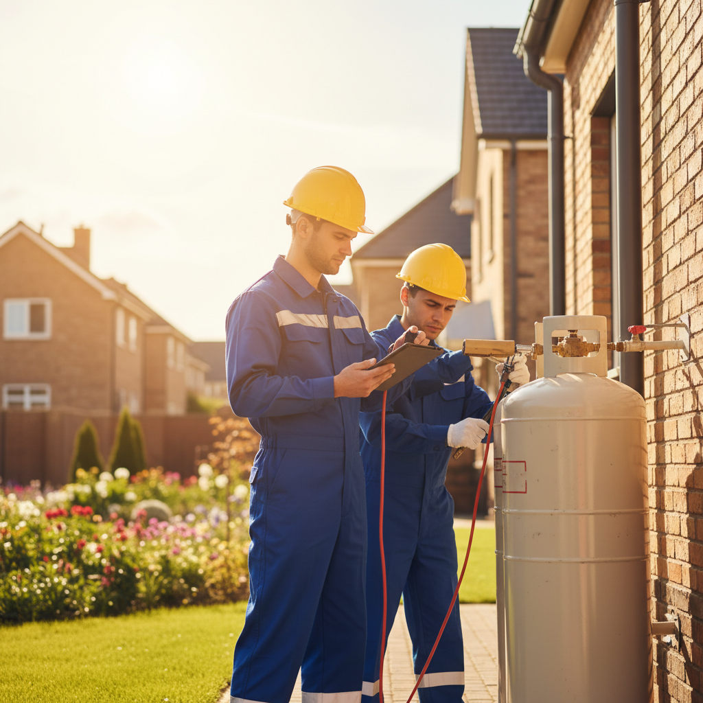 LPG 안전관리 점검 모습