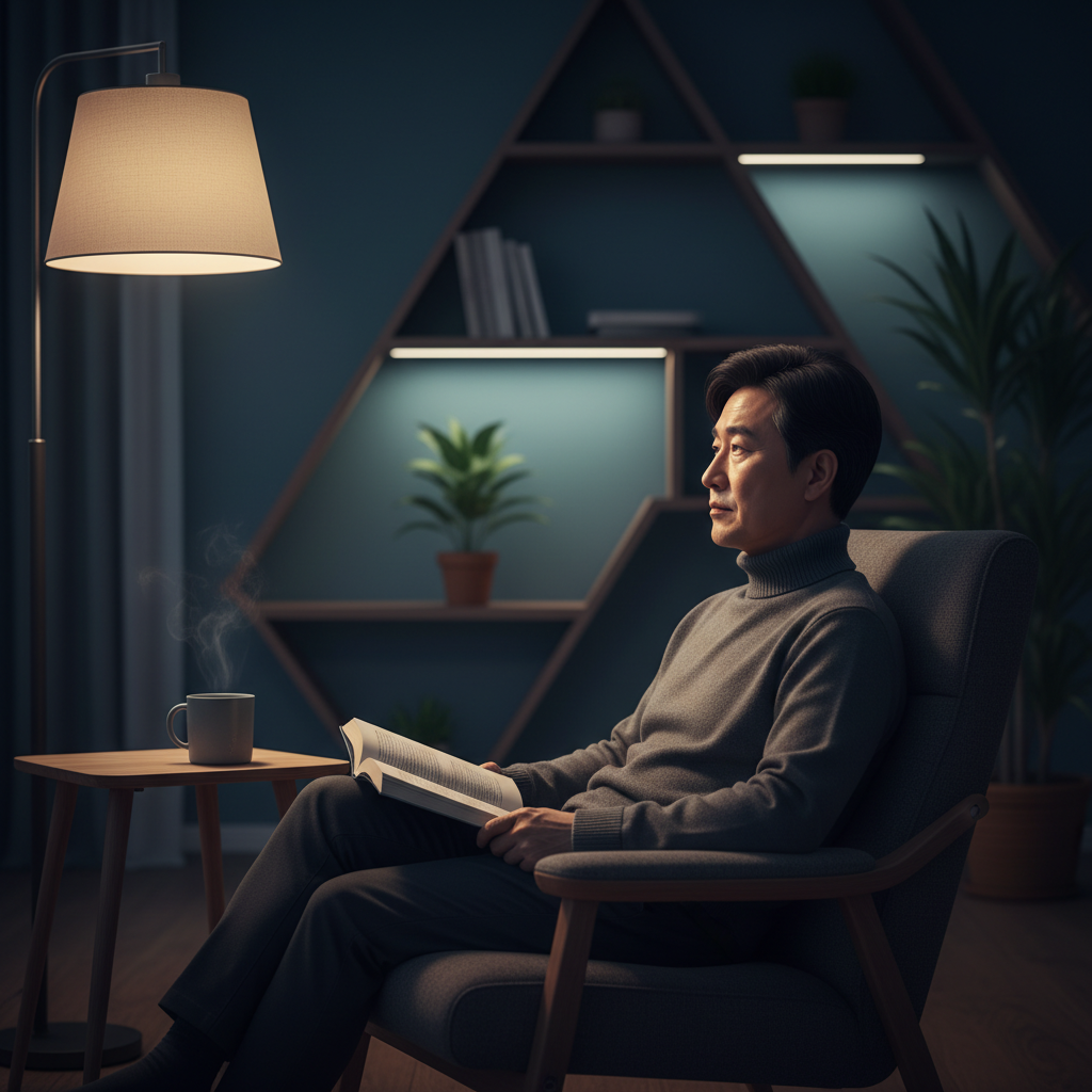 밤시간 조명 밝기 조절, 숙면 돕는 멜라토닌을 지키는 방법