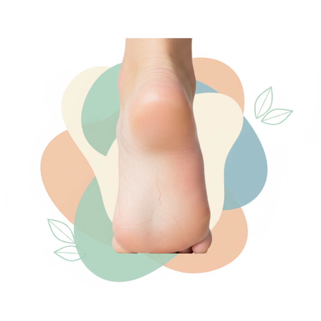 양말이 걸리는 뒤꿈치, 각질만 문제 아니다