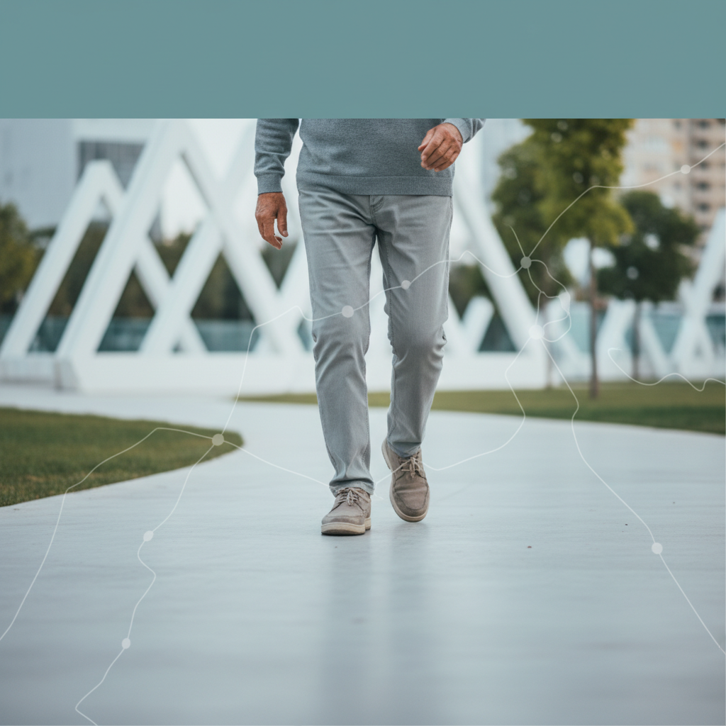 발끝 1cm만 들어도 낙상 위험 줄어든다