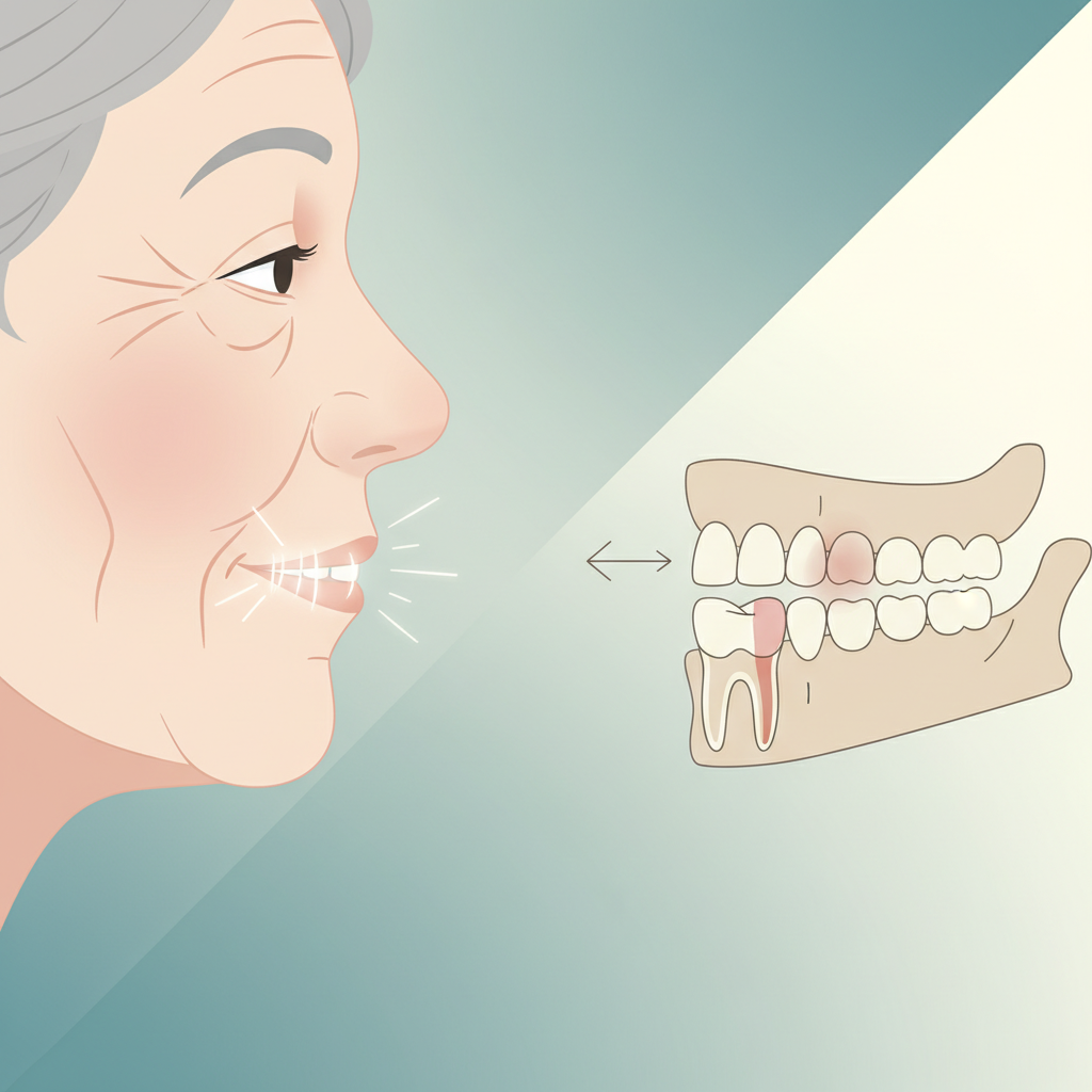 한쪽으로만 씹으면 생기는 턱관절 변형, 임플란트로 막는다