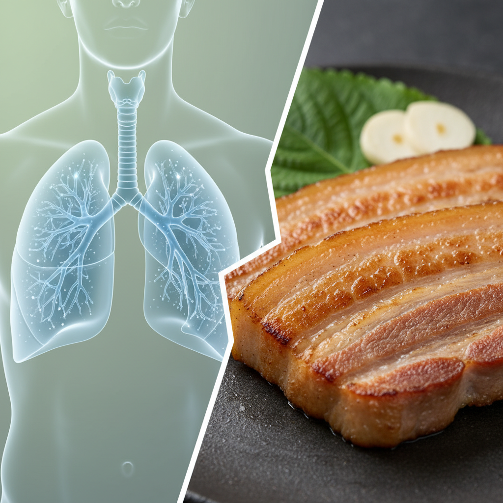 삼겹살과 기관지 건강, 속설과 실제 차이점