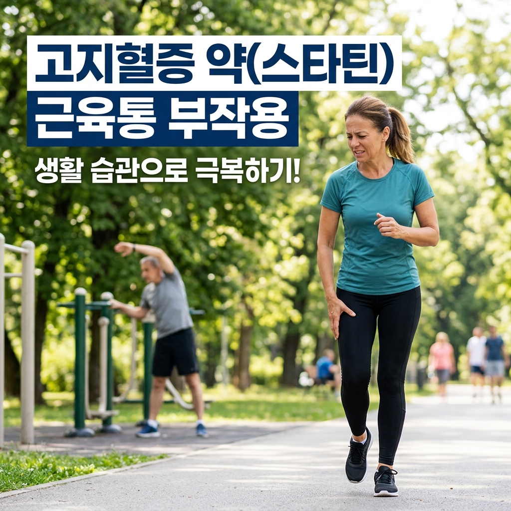 고지혈증 치료제 근육 부작용, 근육 파괴 막으려면 즉시 상담 필요