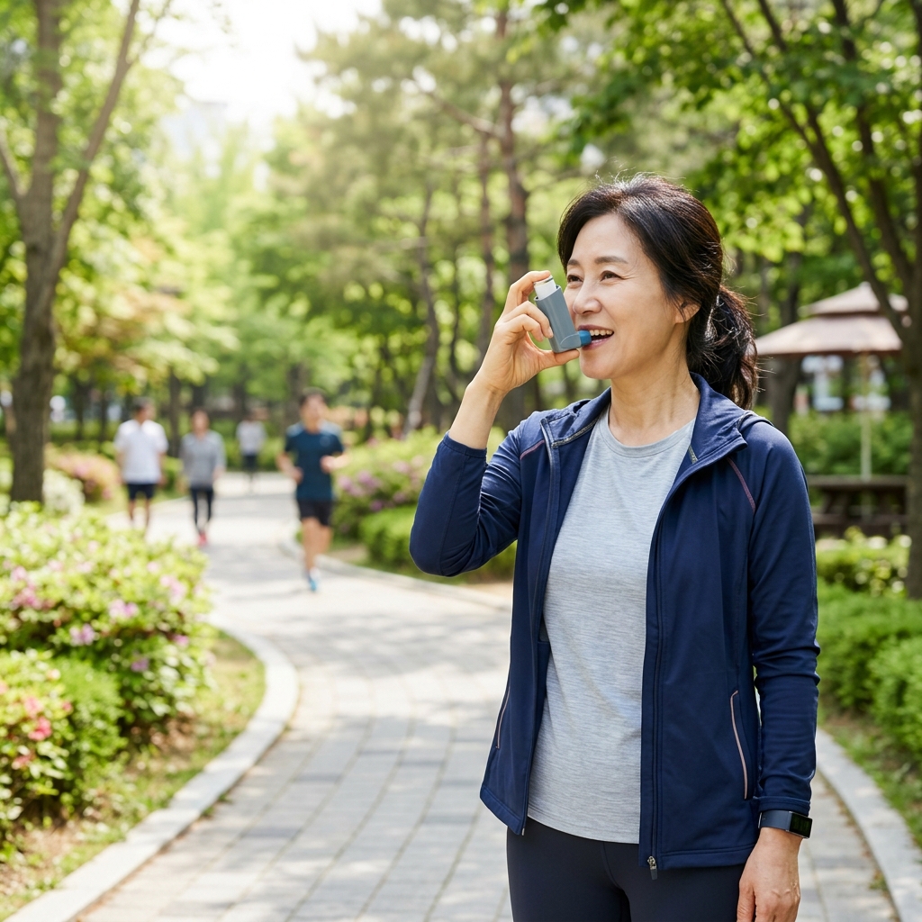 천식·COPD 흡입기 사용법, 급성 발작 막는 호흡 타이밍이 핵심