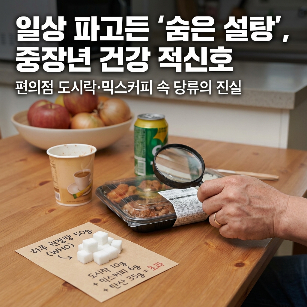 "한 끼에 권장량 절반"…일상 파고든 '숨은 설탕', 중장년 건강 적신호