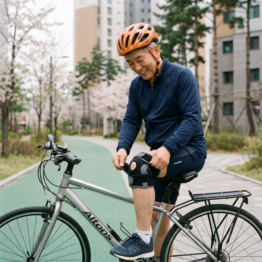 라이딩 시 압박과 통증 줄이기…중장년층이 먼저 확인할 안장과 무릎 보호대