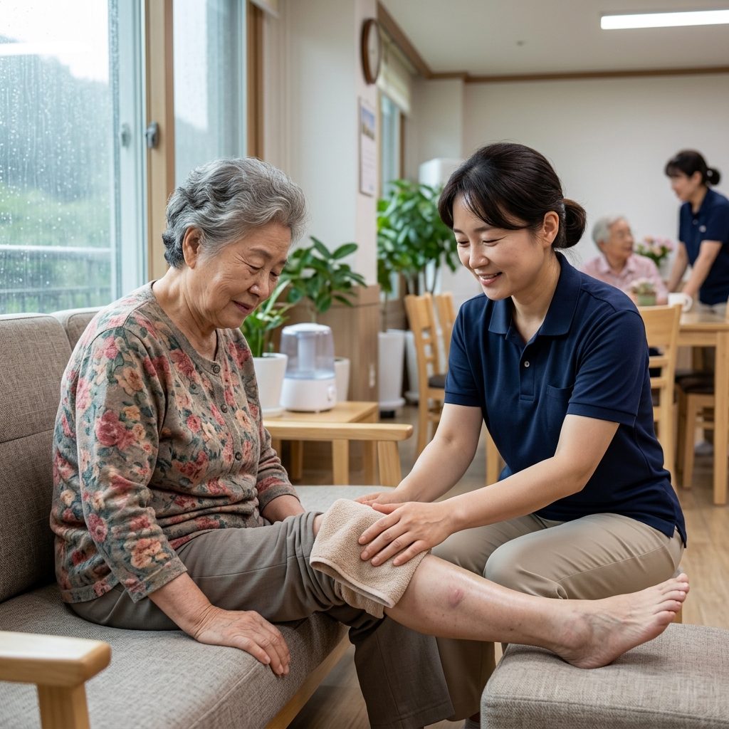 장마철 무릎 통증, 온찜질과 냉찜질 구분이 중요한 이유