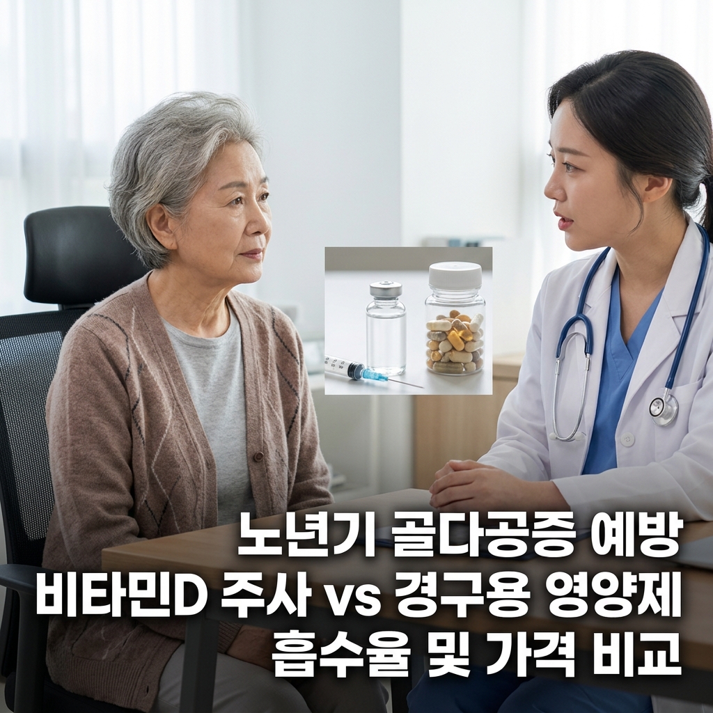 비타민D 주사와 경구제, 골다공증 예방엔 어떤 선택이 나을까
