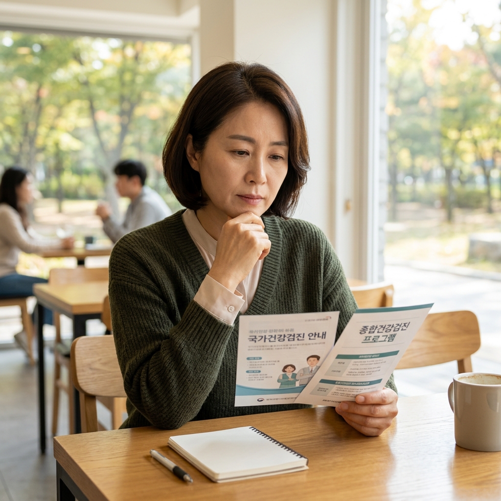 국가검진 기본 항목 vs 종합검진 추가 항목, 선택 전 비교 기준