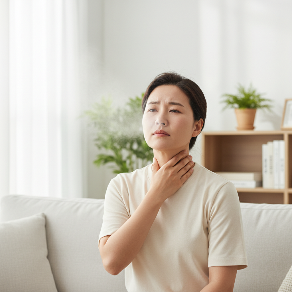목 칼칼하고 기침 난다?…환절기마다 반복되면 '이것' 신호일 수 있다