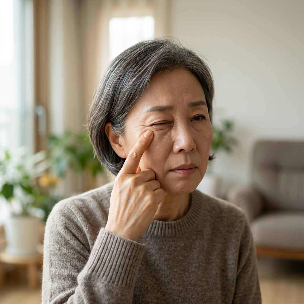 눈 밑 떨림 2주 넘었다면…60대, 마그네슘 전에 뇌신경 확인
