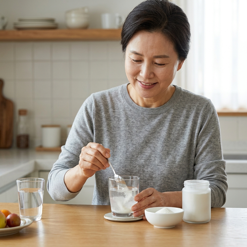 갱년기 주름과 무릎 통증, 따로가 아니다…저분자 콜라겐으로 동시에 관리해야