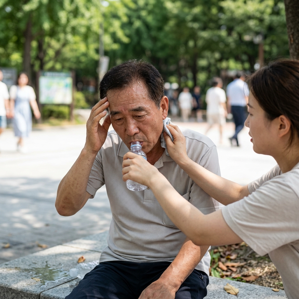 “물부터 먹이면 위험”…폭염 속 부모님 쓰러졌을 때 생명 가르는 4단계 응급처치