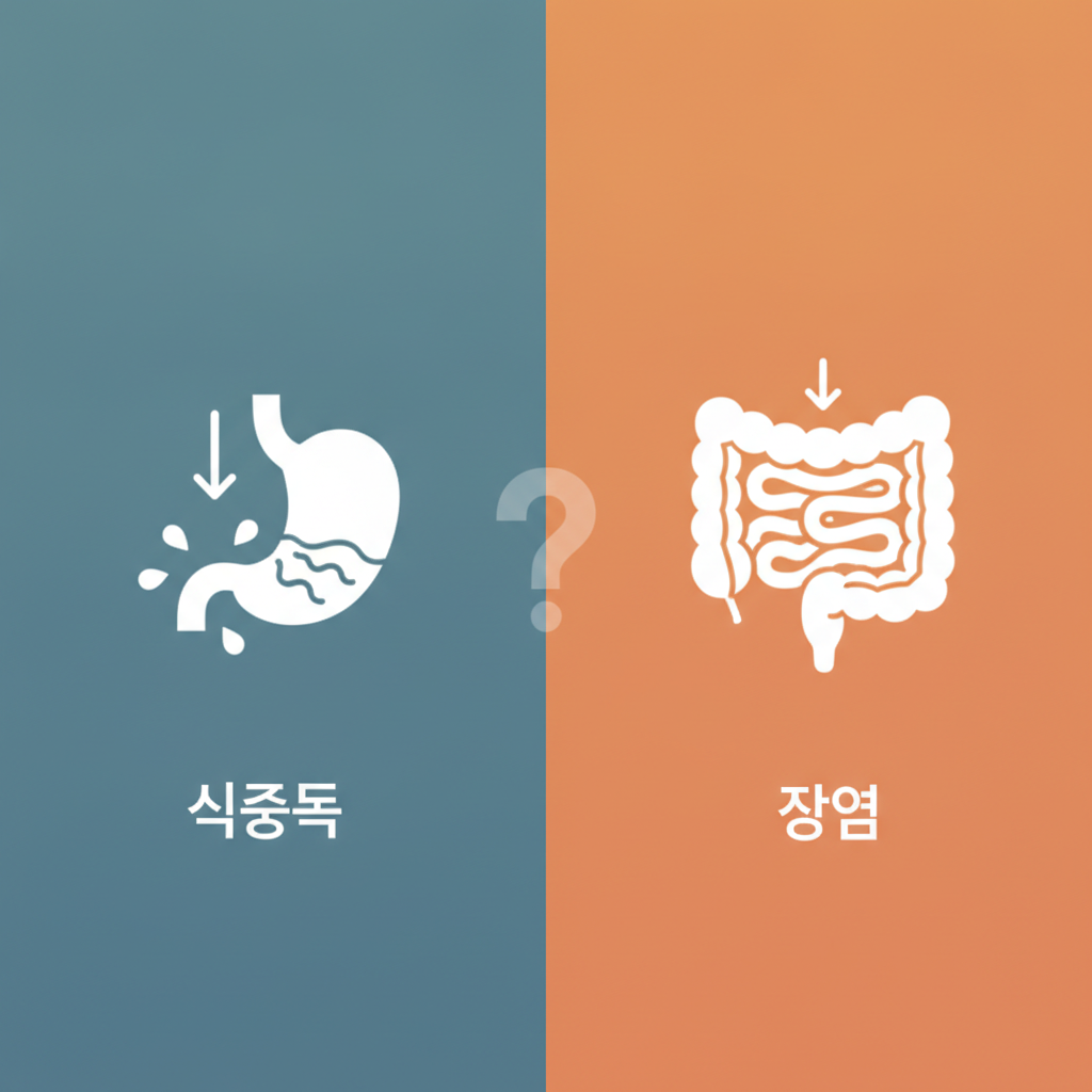 식중독과 장염, 설사만으로는 구별이 어렵다