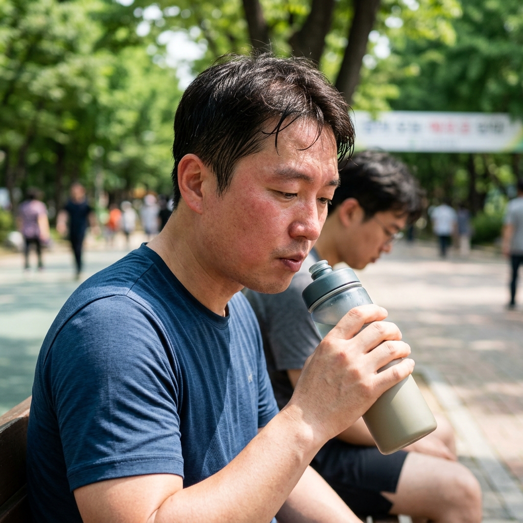 폭염 속 물만 고집하다 탈수 위험, 전해질 보충이 진짜 답