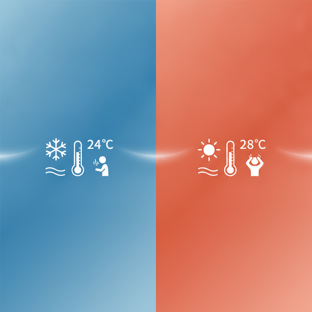 실내 온도 24도가 건강할까, 28도가 나을까... 여름철 실내 적정 온도는?