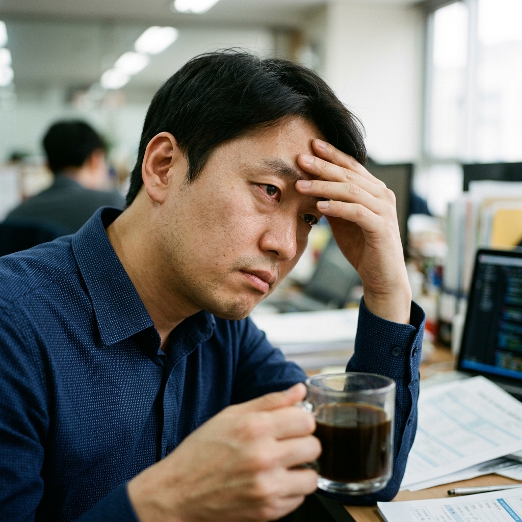 커피 한 잔 없으면 하루가 버거운 68세, 알고 보니 카페인 의존 신호였다
