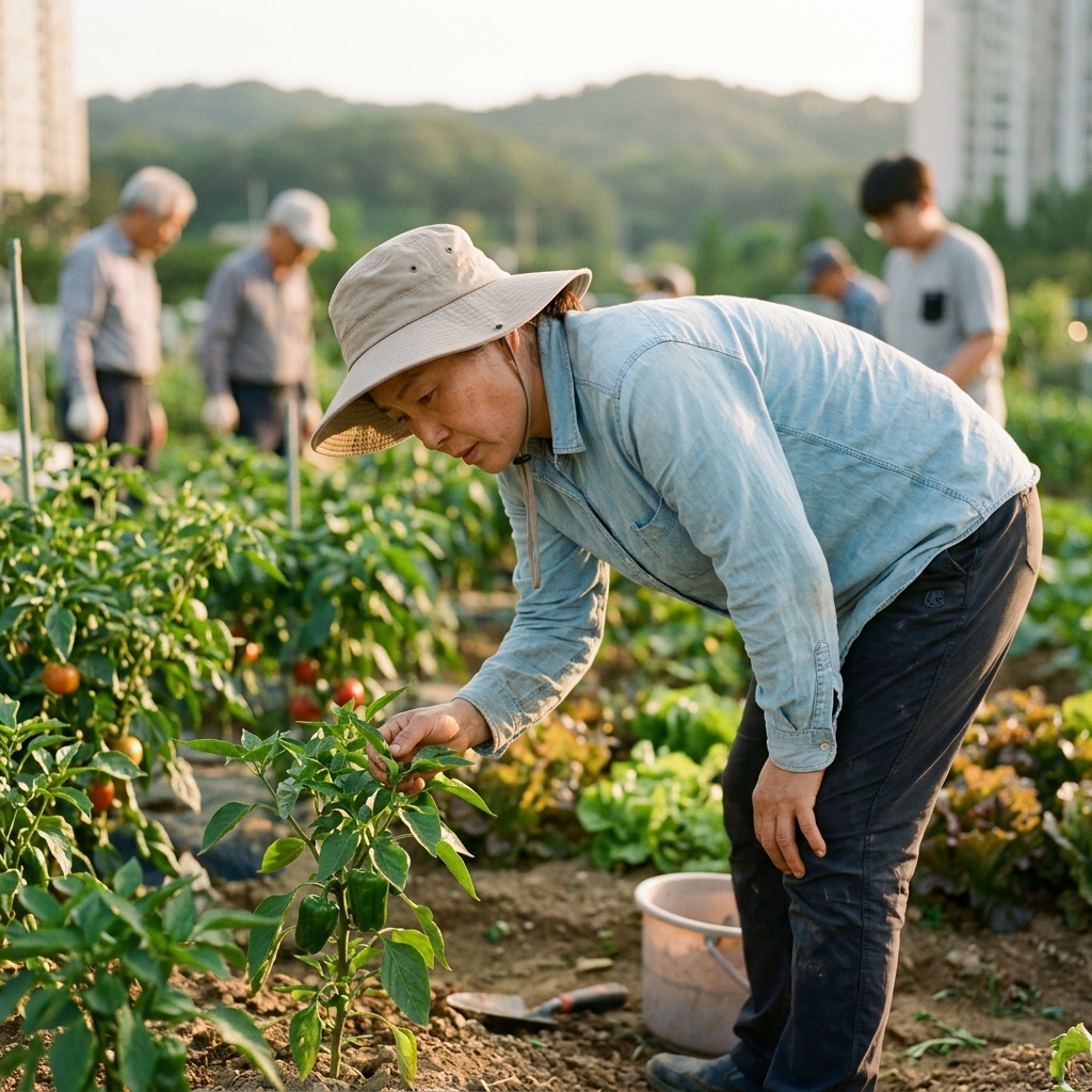 “주말마다 흙 만졌더니 목 통증 줄었다”…주말농장, 몸·마음 함께 회복