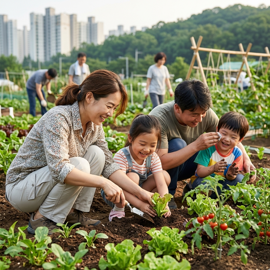 “주말마다 흙 만졌더니 목 통증 줄었다”…주말농장, 몸·마음 함께 회복