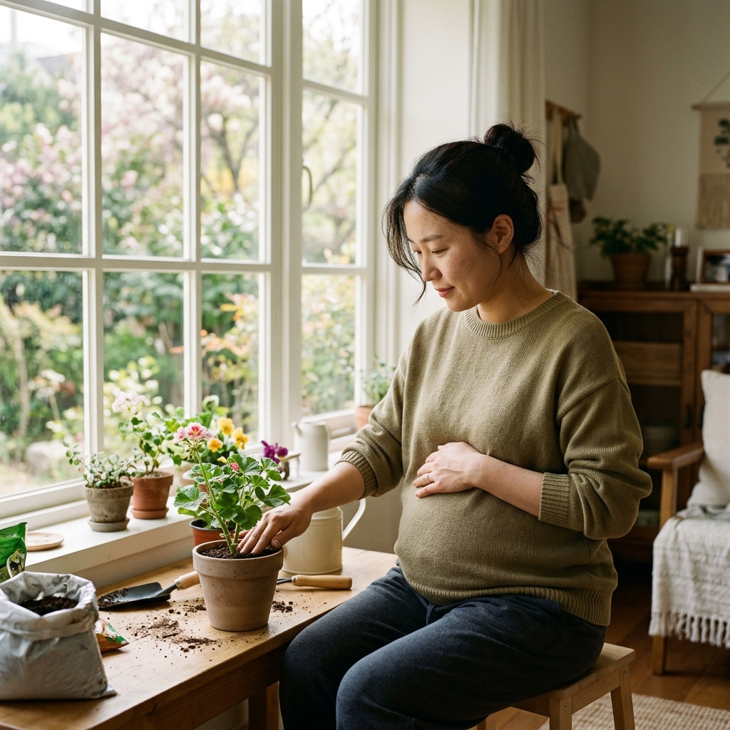 “흙 만지며 마음이 안정됐다”…임산부 원예태교, 불안 완화 효과 주목
