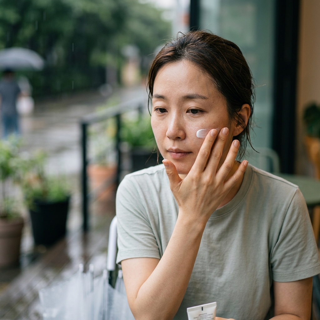 장마철 흐린 날에도 선크림, 바를 필요 있을까?