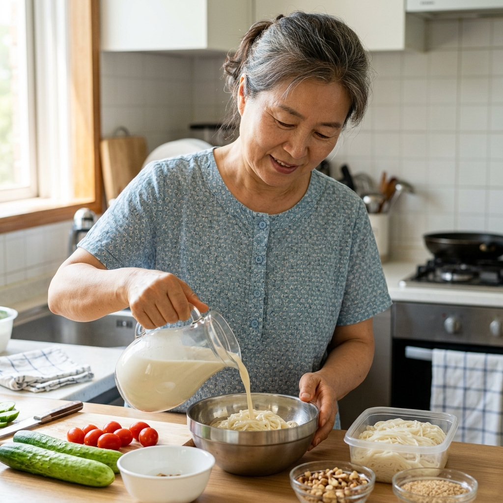 여름철 당뇨 환자, 시원한 콩국수로 혈당 걱정 줄이는 조리법