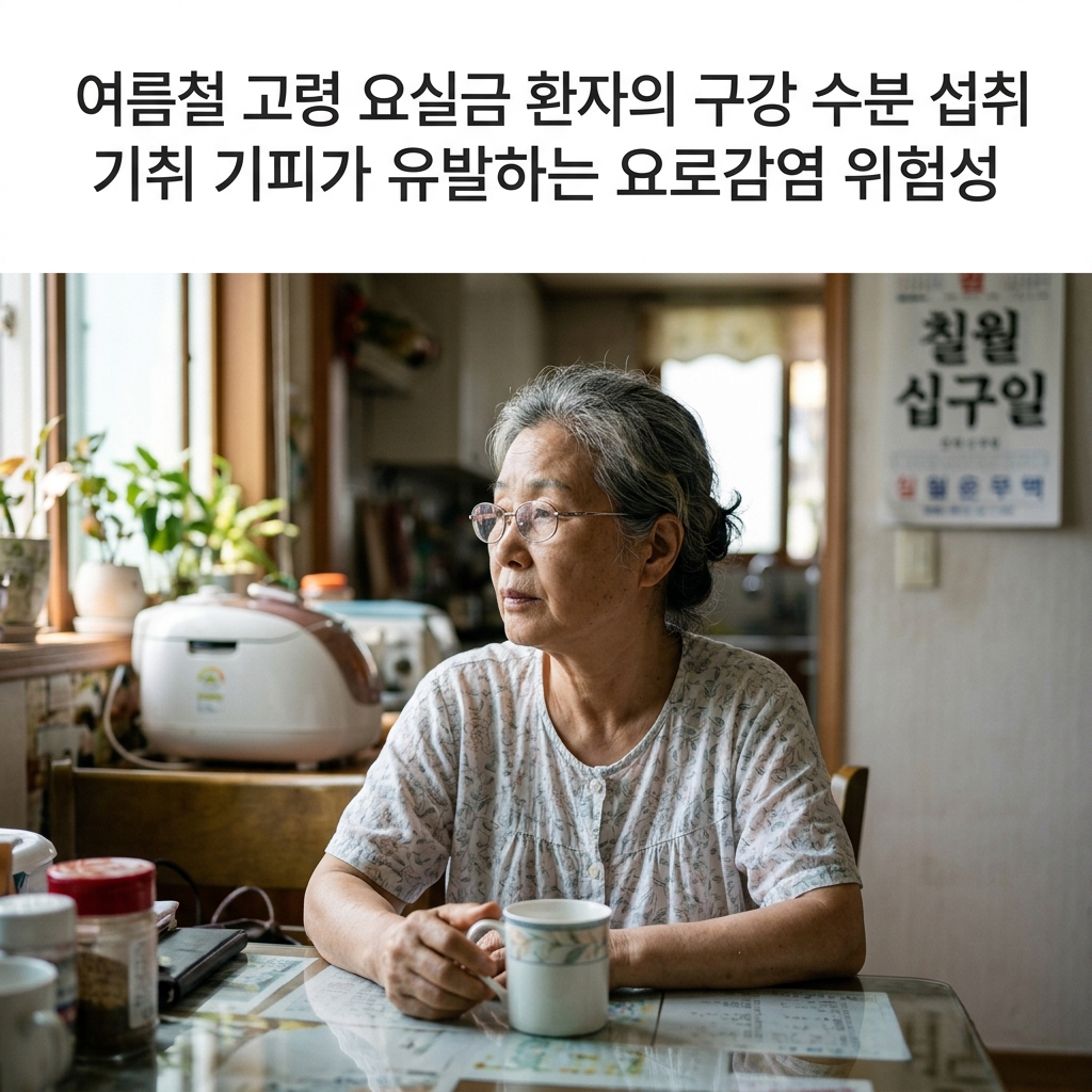 “덜 마실수록 더 아프다”…물 부족이 부르는 요로감염