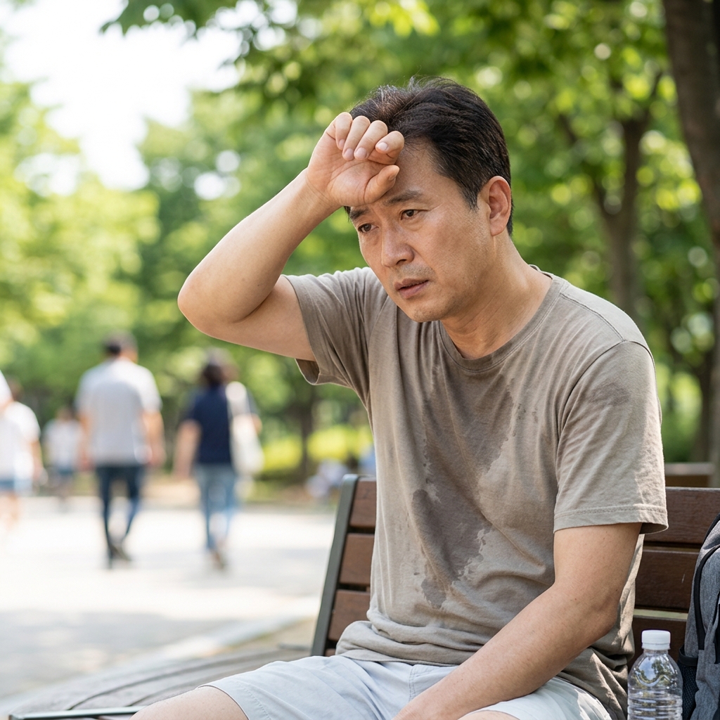 땀이 전혀 안 나는 몸, 다한증보다 위험할 수 있는 이유