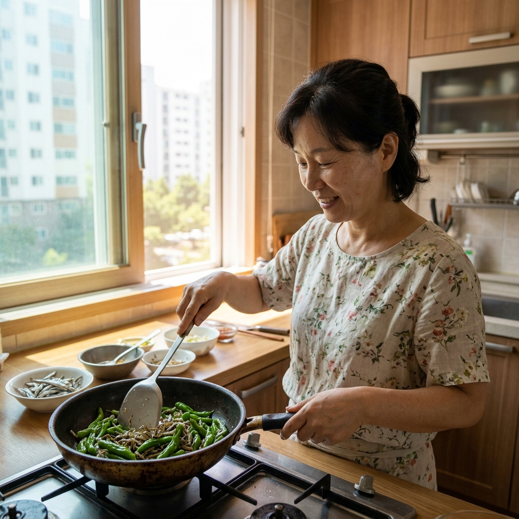 “여름 반찬 하나로 뼈 지킨다”…꽈리고추 멸치볶음의 힘