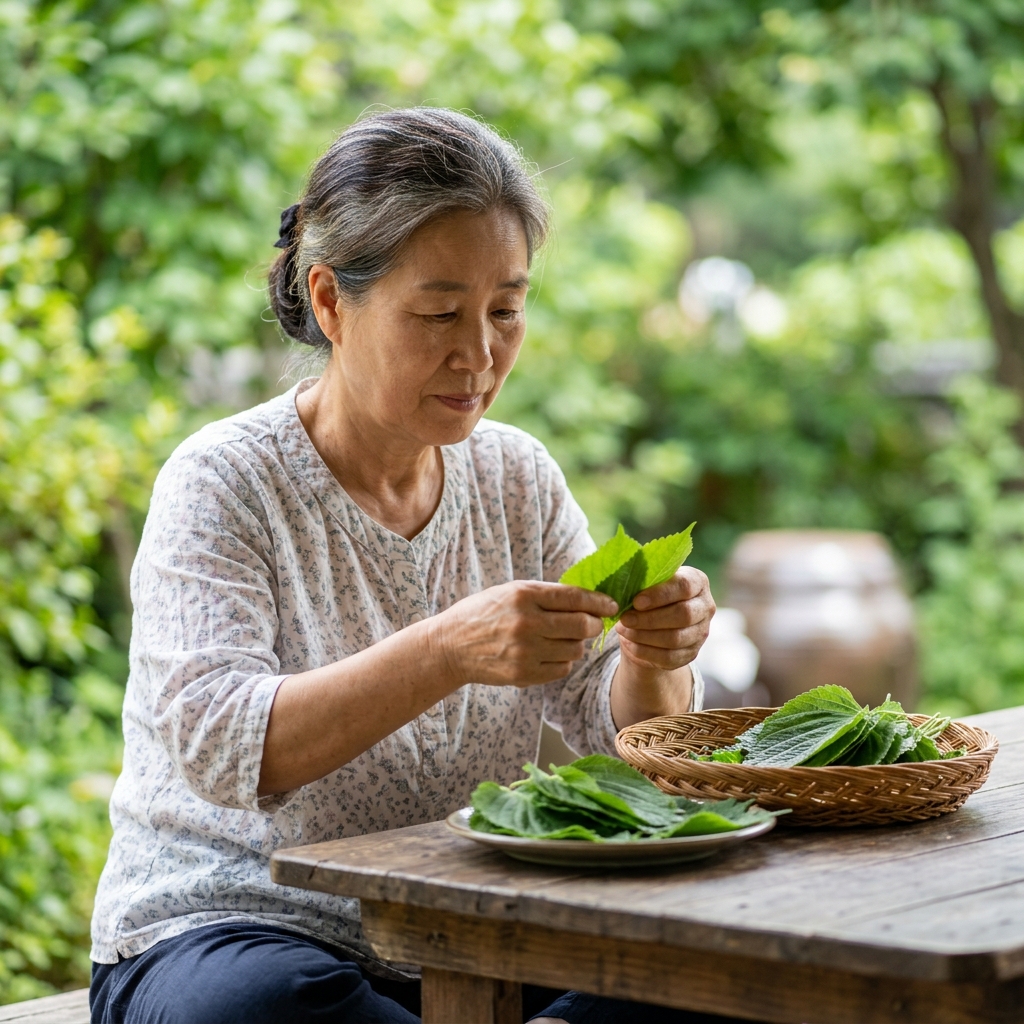 여름 깻잎 속 페릴라케톤, 위장 유해균 막고 빈혈 예방까지