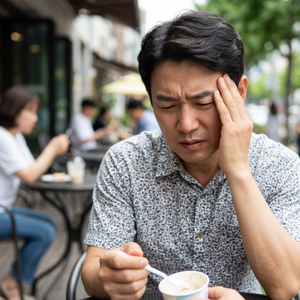 “아이스크림 한 입에 찌릿”…이마 통증의 정체