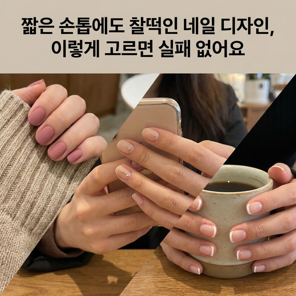 짧은 손톱에도 찰떡인 네일 디자인, 이렇게 고르면 실패 없어요