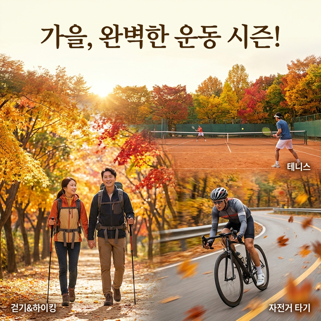 가을, 완벽한 운동 시즌!