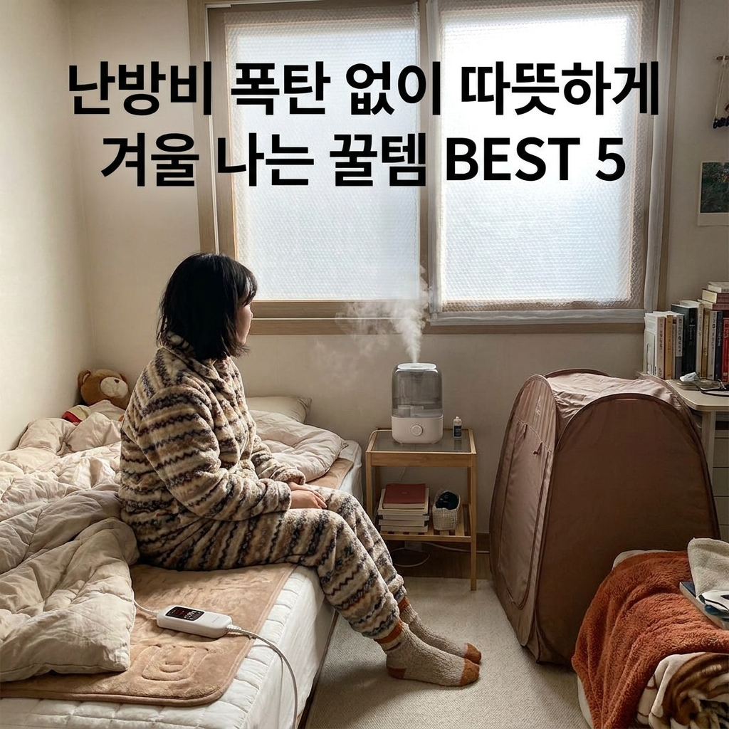 난방비 폭탄 없이 따뜻하게 겨울 나는 꿀템 BEST 5