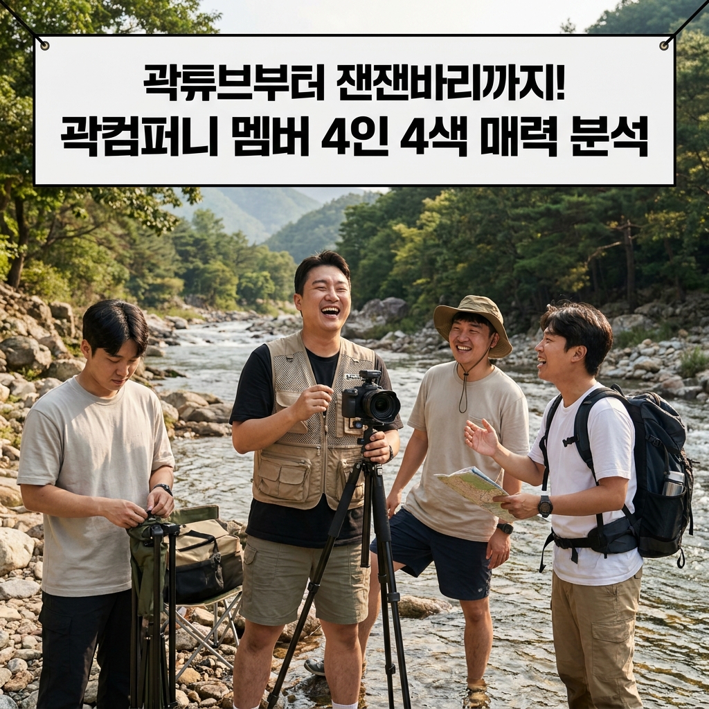 곽튜브부터 잰잰바리까지! 곽컴퍼니 멤버 4인 4색 매력 분석