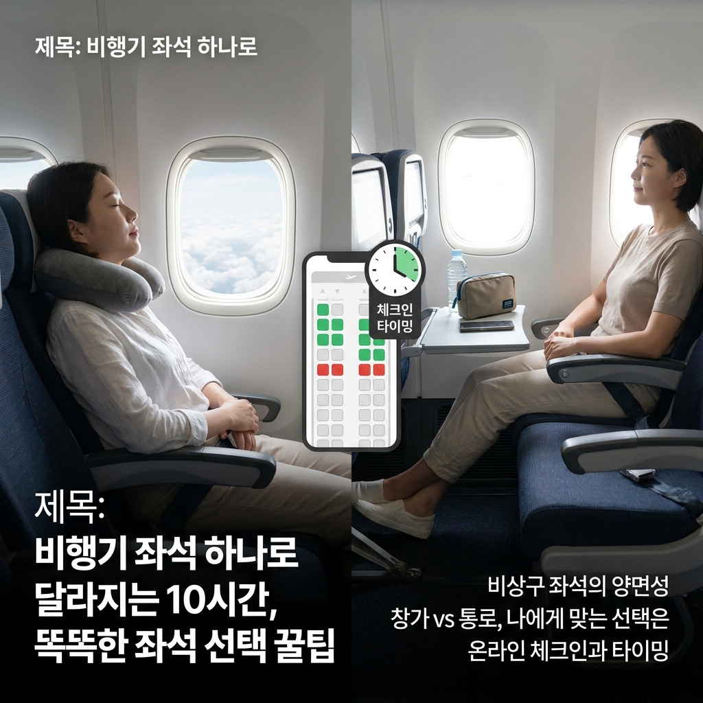 비행기 좌석 하나로 달라지는 10시간, 똑똑한 좌석 선택 꿀팁