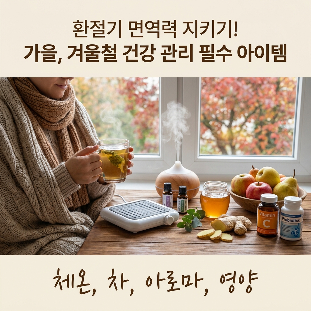 환절기 면역력 지키기! 가을, 겨울철 건강 관리 필수 아이템 추천