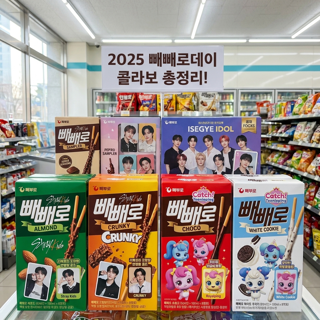2025 빼빼로데이 콜라보 총정리! 올해는 뭐 사야 할까?