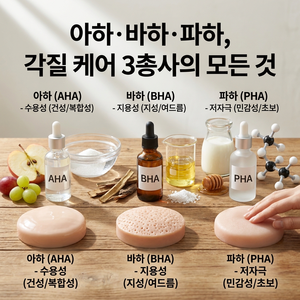 아하·바하·파하, 각질 케어 3총사의 모든 것