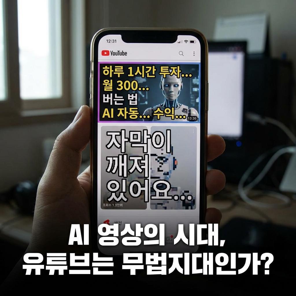 AI 영상 자동 생성의 시대, 유튜브는 지금 무법지대인가
