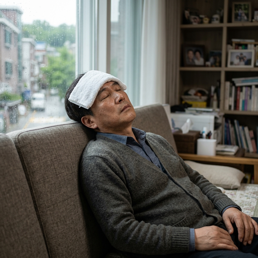 머리가 먼저 안다...비 오기 전 두통, 낮은 기압이 만든 신호