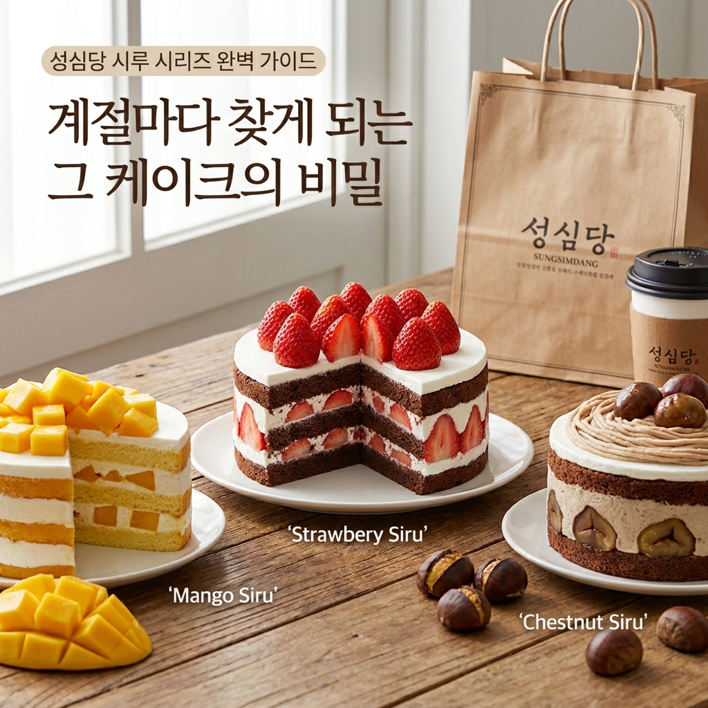 성심당 시루 시리즈 완벽 가이드, 계절마다 찾게 되는 그 케이크의 비밀