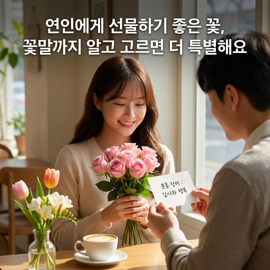 연인에게 선물하기 좋은 꽃, 꽃말까지 알고 고르면 더 특별해요