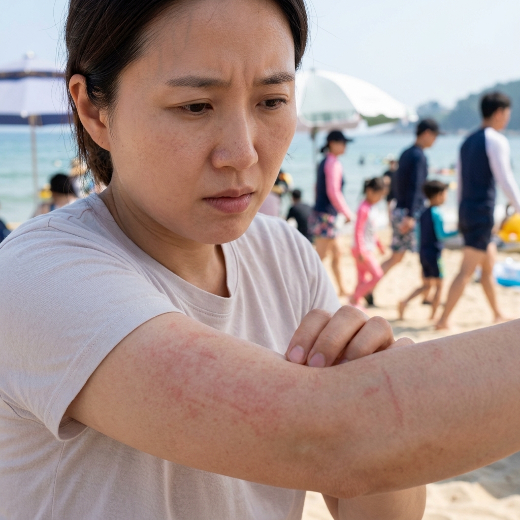해파리에 쏘였을 때 수돗물 금지…독소 퍼뜨리는 잘못된 응급처치